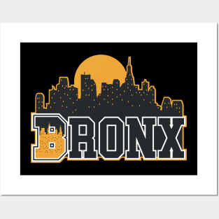 Bronx Skyline College Style Design Posters and Art